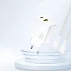Dudao A26TEU GaN 25W USB-C USB-A -seinälaturi valkoinen