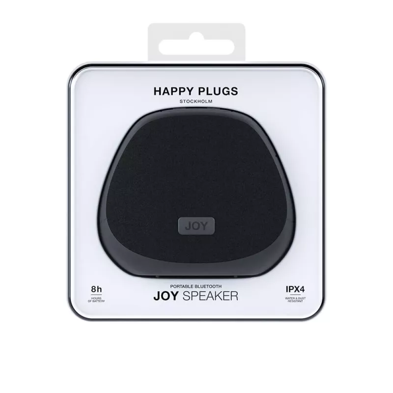 Happy Plugs Joy Speaker - langaton Bluetooth 5.3, 5W (musta)