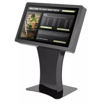 Peerless Landscape Kiosk KILH550-EUK - lattiastandi - LCD-näytölle - lukittava - kiiltävän musta - näytön koko: 127 cm (50 tuumaa)