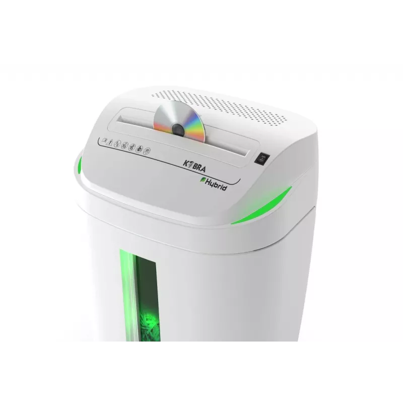 KOBRA Hybrid S6 ristileikkaussilppuri, 6 arkkia, 20L, musta/hopea
