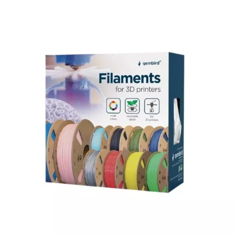 Gembird sininen - 200 g - PLA filamentti (3D)