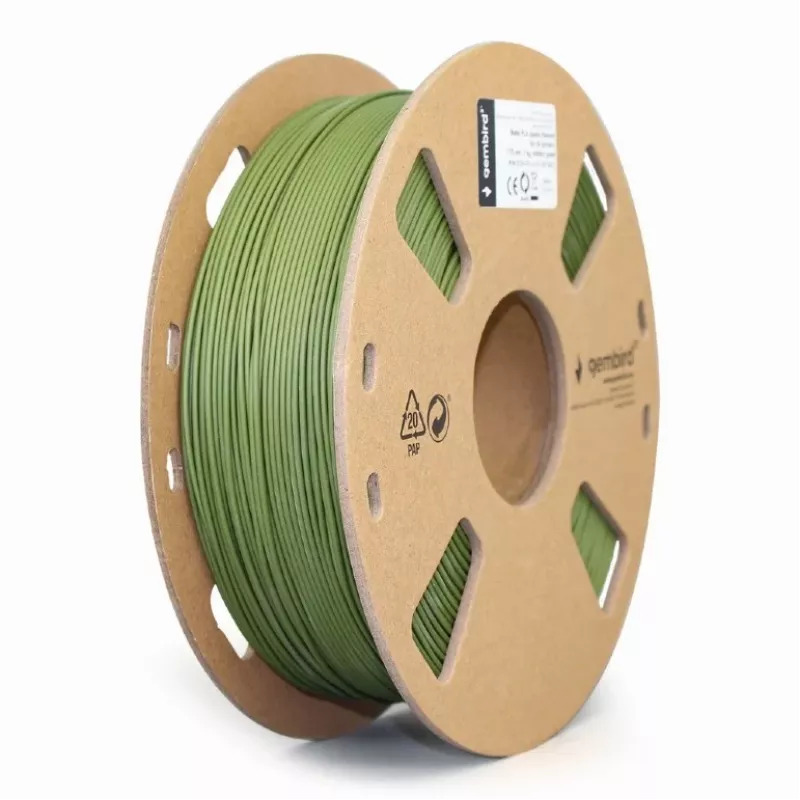 Gembird matta military green PLA filamentti 1,75 mm 1 kg 340 m