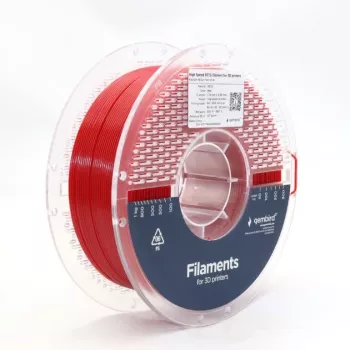 GEMBIRD filamentti PETG High Speed, 1,75 mm, 1 kg, punainen