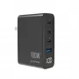 GEMBIRD GaN-pikalaturi 4x USB 100W musta