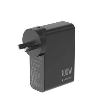 GEMBIRD GaN-pikalaturi 4x USB 100W musta