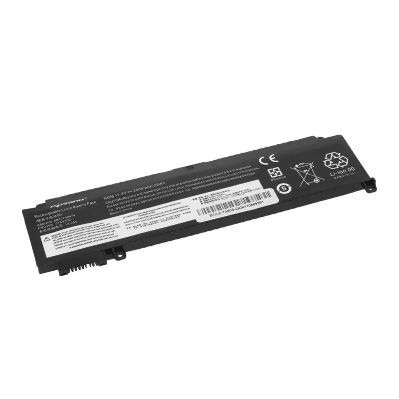 MITSU akku Lenovo ThinkPad T460s T470s - etupuoli - 2000 mAh (23 Wh)