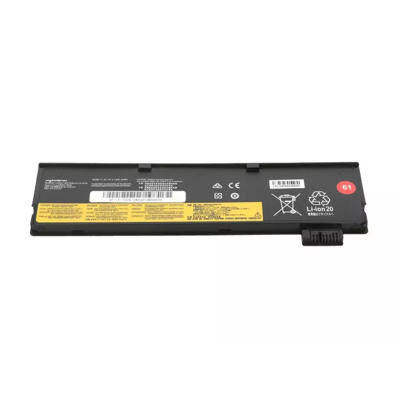 MITSU akku SB10K97582 Lenovo ThinkPad T470 T570 - 2140 mAh (24 Wh)