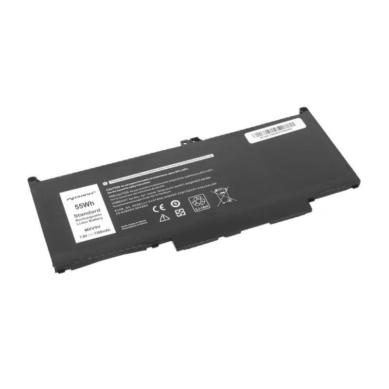 MITSU akku MXV9V Dell Latitude 5300 5310 7300 7400 - 7200 mAh (55 Wh)