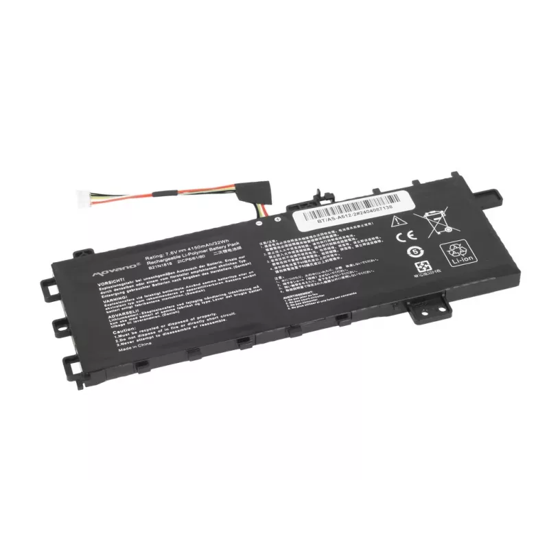 MITSU akku B21N1818 Asus Vivobook 15 A512 R512 X512 - 4150 mAh (32 Wh)