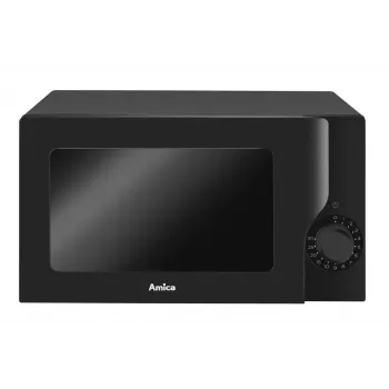 AMICA mikroaaltouuni AMGF17M2B grillillä, 17L, 700W, musta
