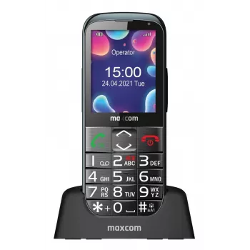 MAXCOM MM724L Comfort 4G matkapuhelin, musta