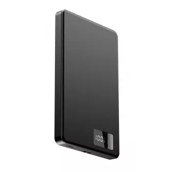 GEMBIRD PB05-WPC15M-LCD-01 langaton magneettinen varavirtalähde 5000mAh 15W LCD musta