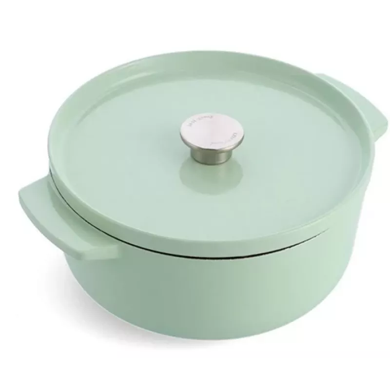KitchenAid emaloidusta valuraudasta valmistettu paistinpata 26 cm, pistaasi