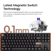 Keychron K8H-F1 75% Magnetic Wood Black -pelinäppäimistö