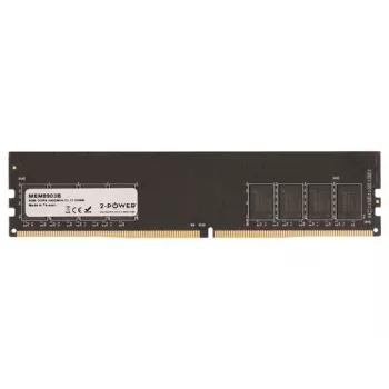 2-Power DDR4 8 GB 288-Pin DIMM työpöytämuistimoduuli (PC4-21300, 2666 MHz, CL19, 1,2 V, Non-ECC, Unbuffered, Single Rank)