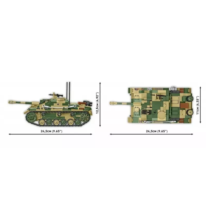 COBI KLOCKI StuG III Ausf. G rakennussarja - 955 osaa
