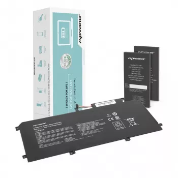 MOVANO akku C31N1411 Asus Zenbook UX305 U305F U305FA UX305CA UX305FA - 3610 mAh (42 Wh)