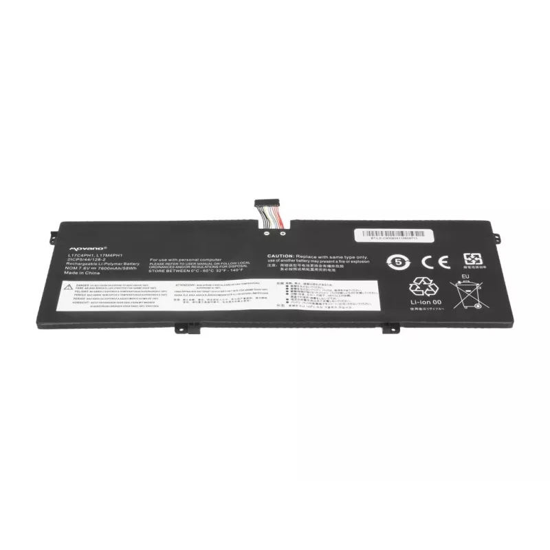 MOVANO akku L17C4PH1 Lenovo Yoga C930-13IKB - 7600 mAh (58 Wh)