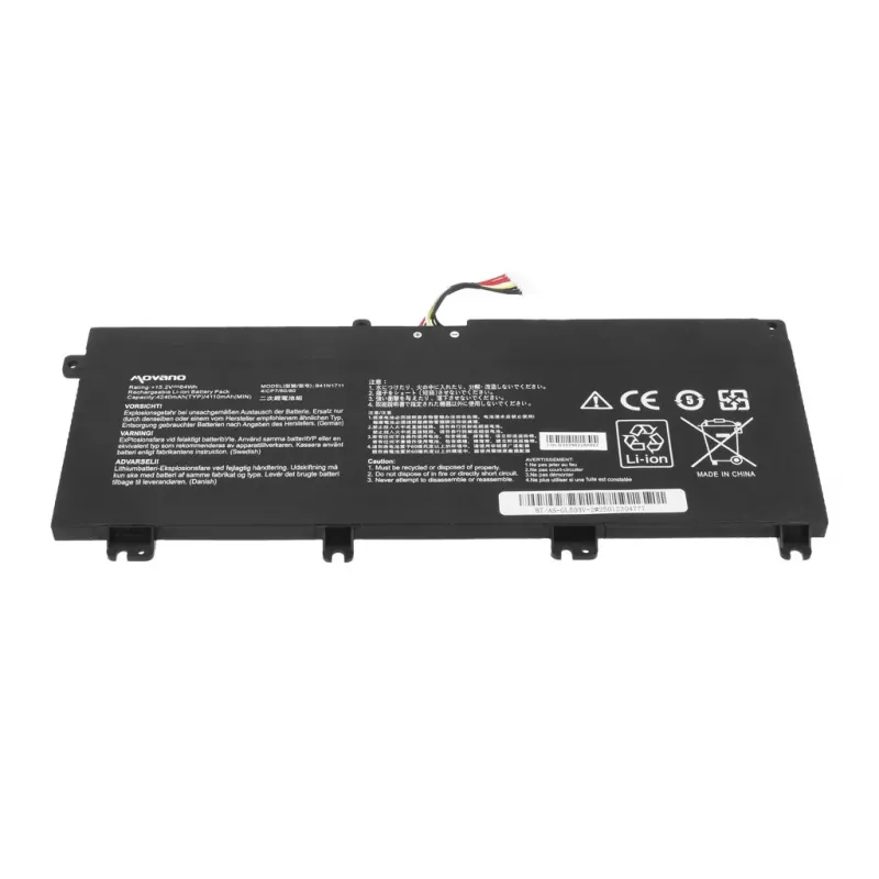 MOVANO akku B41N1711 Asus ROG Strix GL703VD GL503VM GL503VD FX503VM - 4240 mAh (64 Wh)