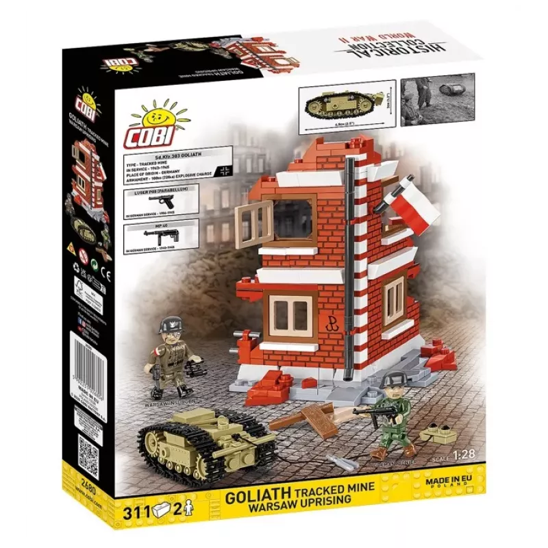 COBI Historical Collection Goliath-telamiina, Varsovan kansannousu, 1:28, 311 osaa