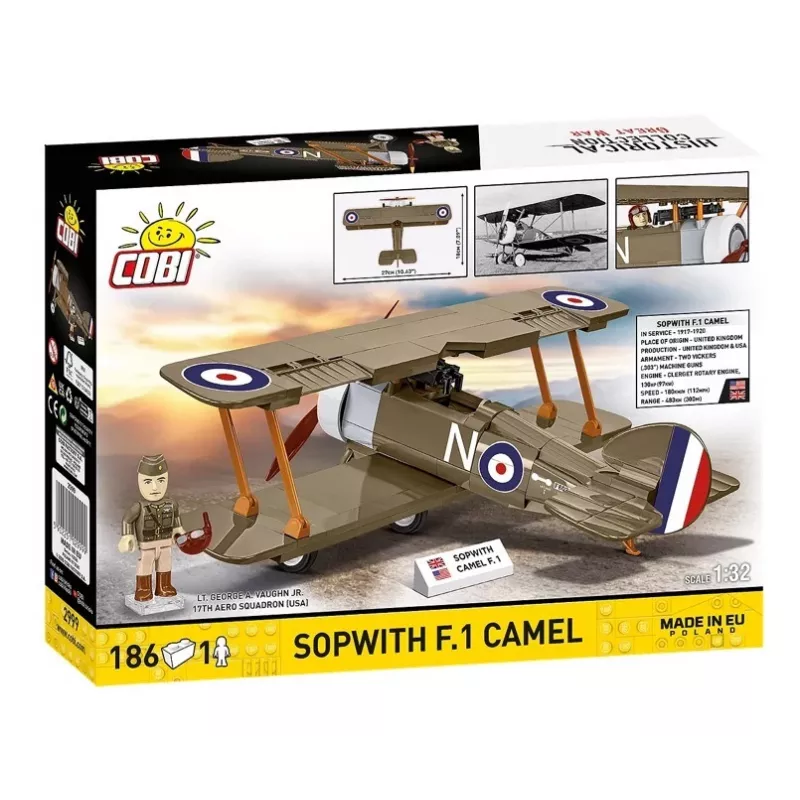 COBI 186 osaa HC GREAT WAR / 2999 / Sopwith F.1 Camel
