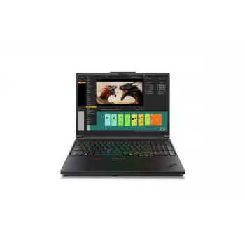 Lenovo ThinkPad P16 Gen 3 21RQ005TGE kannettava, 16 tuuman WUXGA IPS, Intel Core Ultra 7 255HX, 64GB DDR5, 512GB SSD, NVIDIA RTX PRO 2000 Blackwell 8GB, Windows 11 Pro, saksalainen näppäimistö