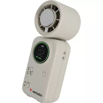 Verbatim Cool 'n' Go Ice Touch Pro käsituuletin valkoinen/hopea 32346