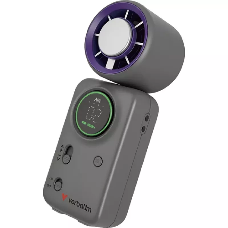 Verbatim Cool'n'Go Ice Touch Mini käsituuletin (violetti/harmaa)