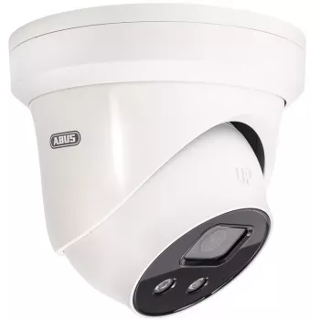 ABUS IPCB58511B 8 MP 4K IP dome-kamera 4 mm objektiivilla, PoE, IR-yönäkö 30 m asti, IP67/IK10, sisäänrakennettu mikrofoni