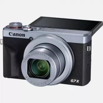 Canon PowerShot G7 X Mark III digitaalikamera, hopea (3638C002)