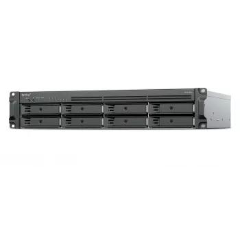 Synology RackStation RS1226RP+ 8-paikkainen 2U rack-asennettava NAS-palvelin, kahdennettu virtalähde