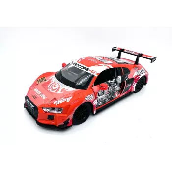 PULIO 1:24 Audi R8 LMS diecast-pienoismalli valolla ja äänellä