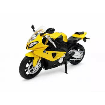 PULIO Moottoripyörä MSZ 1/12 BMW S1000 RR keltainen diecast-malli