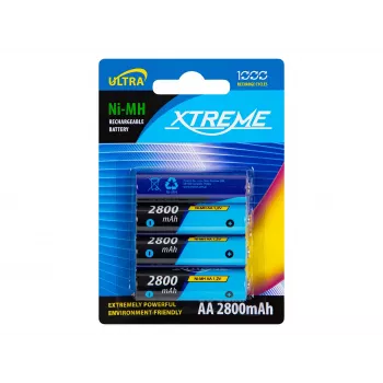 BLOW akku R6 NiMH AA 2800mAh XTREME 4 kpl:n pakkaus