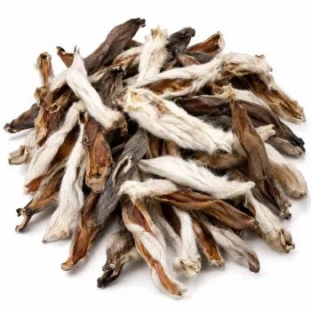 PTI PETITTO kanin korva karvalla koiran purulelu - 1 kg