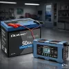 Qoltec 52668 älykäs akkulaturi 12V 10A korjaustoiminnolla AGM GEL LiFePO4