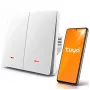 QOLTEC Smart Light Switch WiFi 2-kytkin ajastin Tuya valkoinen