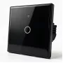 Qoltec Smart Touch valokytkin 1-kytkin Wi-Fi ajastin Tuya valkoinen