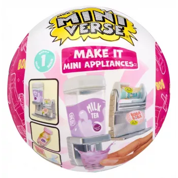 MGA Miniverse Make It Mini Boba Machine DIY-rakennussarja