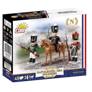 COBI KLOCKI Napoleonic Era sotilaat rakennuspalikat minihahmot