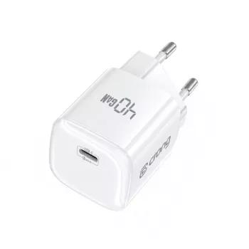 CRONG NEO GaN 40W USB-C PD 3.2 seinälaturi AVS:llä - valkoinen