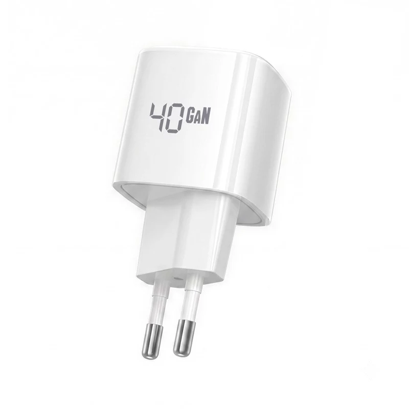 CRONG NEO GaN 40W USB-C PD 3.2 seinälaturi AVS:llä - valkoinen