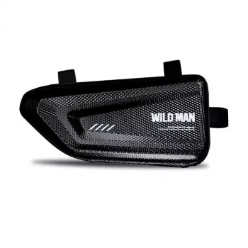 WILDMAN E4 pyörän runkolaukku L 1,5L musta