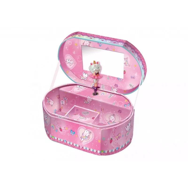 PULIO soikea musiikkirasia - Ballerina-kissa Pecoware