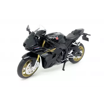 PULIO moottoripyörä MSZ 1/12 Honda CBR1000RR-R Fireblade SP musta die-cast-malli