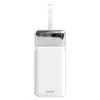 Savio BA-15 varavirtalähde 50000 mAh valkoinen