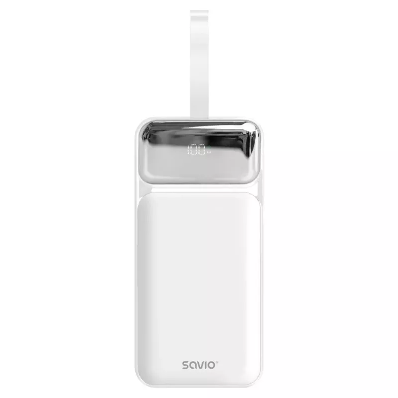 Savio BA-15 varavirtalähde 50000 mAh valkoinen