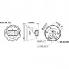 Hikvision DS-2CD2387G3P-LIS2UY/SL(180°)/O-STD musta 8 MP panoraama-verkkokamera