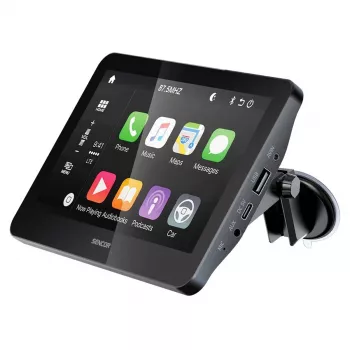 SENCOR SCT M760BWT 7 tuuman langaton CarPlay Android Auto 2-DIN multimediavastaanotin peruutuskameran tulolla