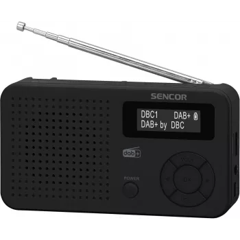 Sencor SRD 7210B DAB+ radio FM/BT/USB - musta